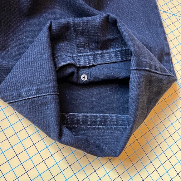 NWT Tibi Black Denim Stella Jean sz 27 Reg - Picture 10 of 11